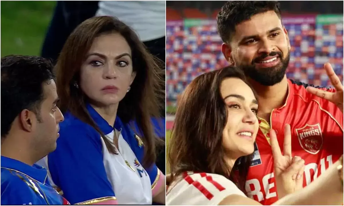 Preity Zinta hugs Shreyas Iyer after Punjab Kings marks entry into IPL 2025, Nita Ambani reactions