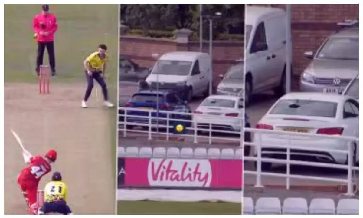 michael jones broke car glass, vitality blast 2025, durham vs lancashire