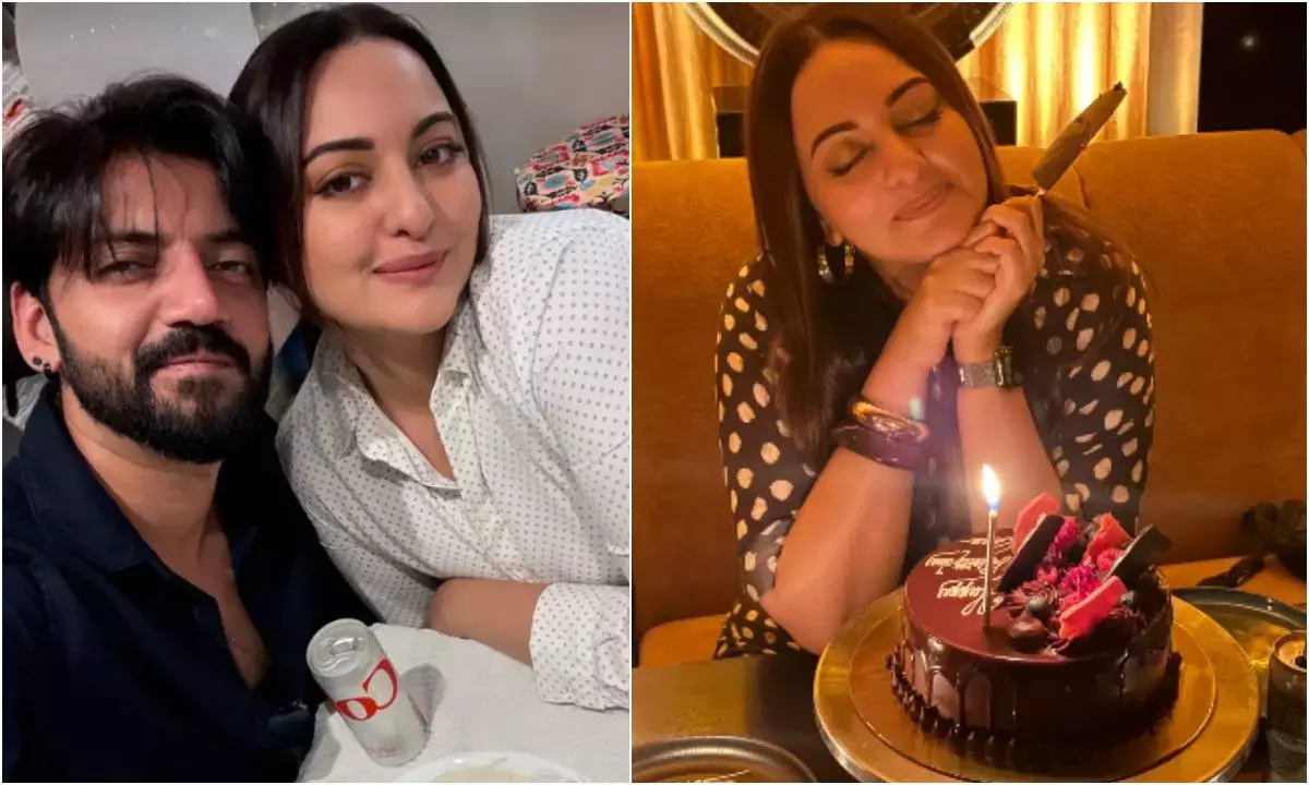 Sonakshi Sinha celebrates 38th birthday with husband Zaheer Iqbal, Huma Qureshi, Video