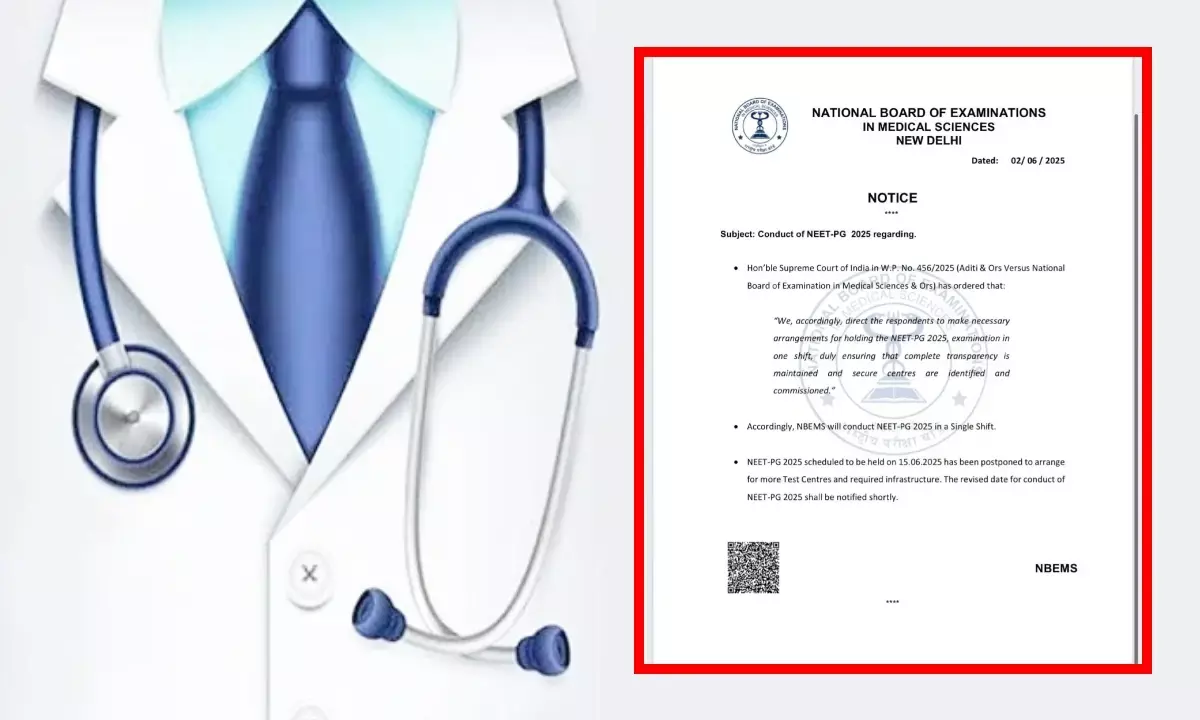 नई तिथि जल्द होगी घोषित, NBEMS ने जारी किया नोटिस