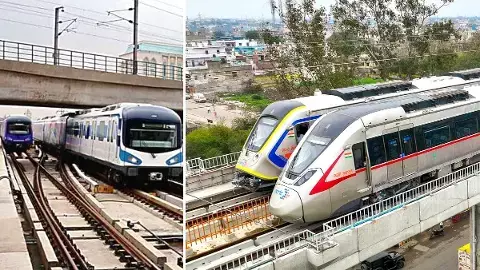 Metro and Namo Bharat will run on one track in Gurugram