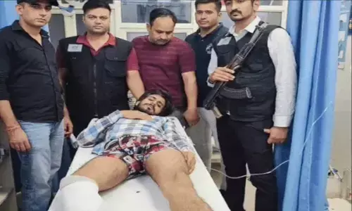 बड़ी वारदात टली, एक आरोपी घायल, 4 हथियार बरामद