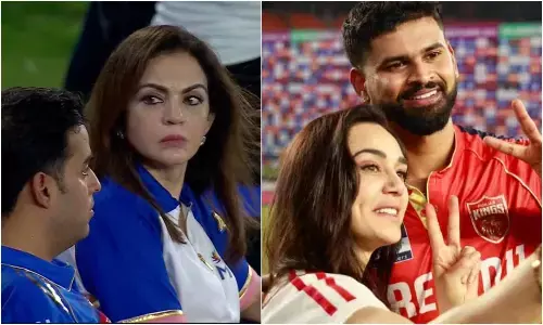 Preity Zinta hugs Shreyas Iyer after Punjab Kings marks entry into IPL 2025, Nita Ambani reactions