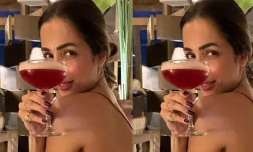 एक्ट्रेस मलाइका अरोड़ा की हॉटनेस ने पानी में लगाई आग, बैकलेस ड्रेस में आईं नजर
