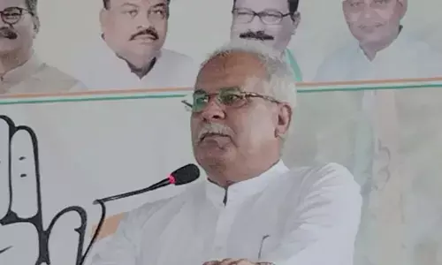 During the Save Constitution rally, Bhupesh Baghel accused the BJP