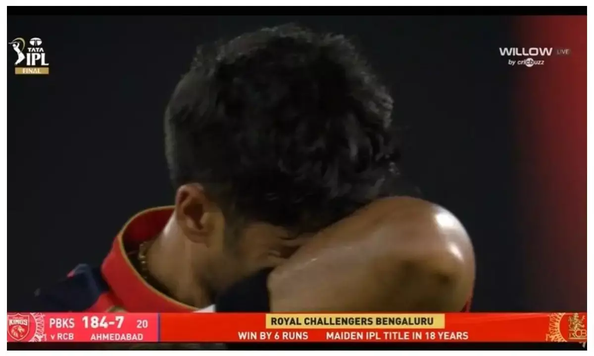 shashank singh in tears: