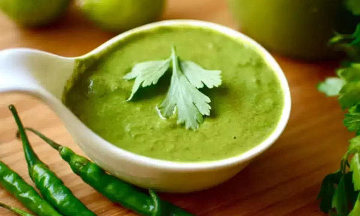 hotel style green chutney recipe