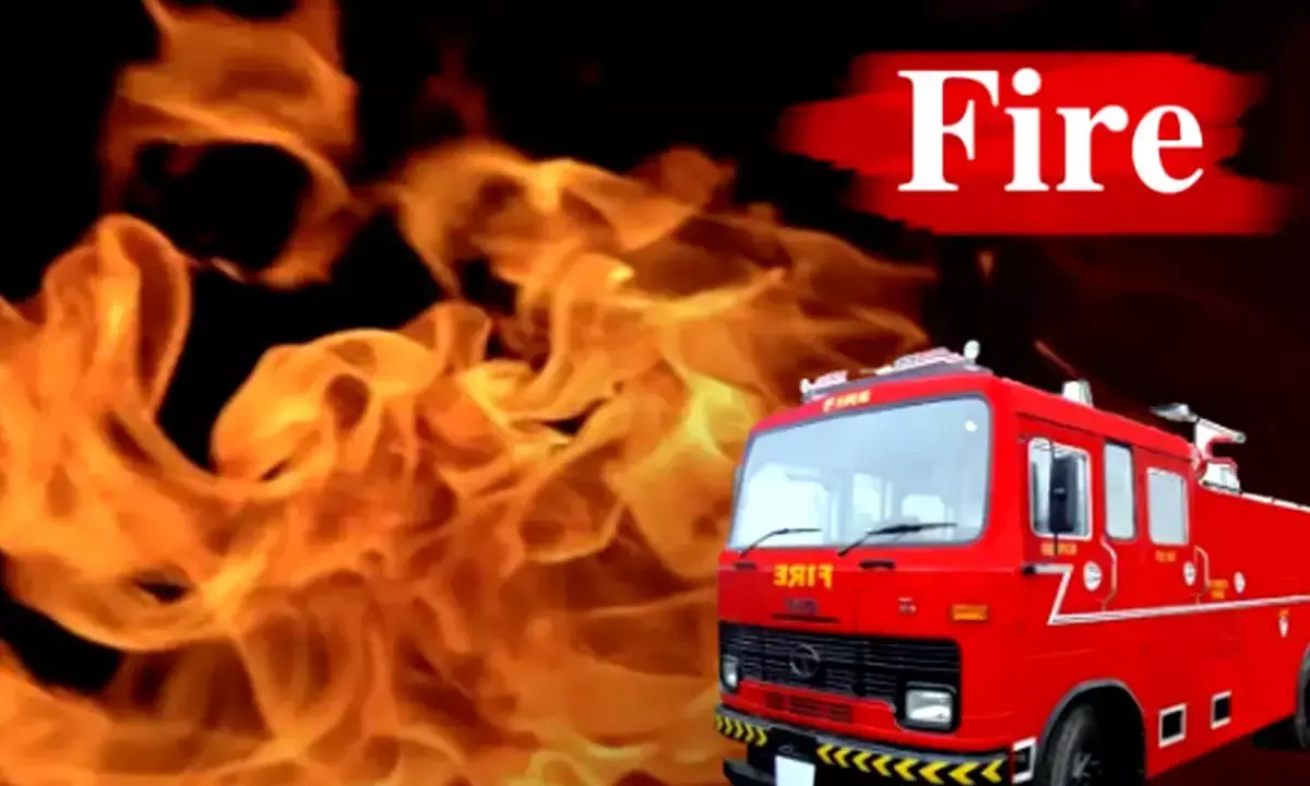 द्वारका के रेडिसन ब्लू होटल में भीषण आग।