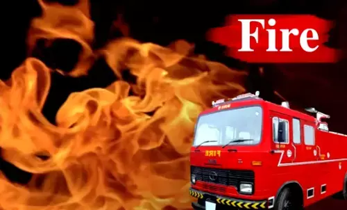 द्वारका के रेडिसन ब्लू होटल में भीषण आग।