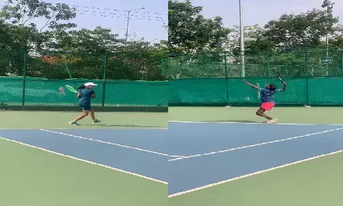 एशियाई रैंकिंग जूनियर U14 टेनिस टूर्नामेंट में कई देशों के खिलाड़ियों ने लिया हिस्सा