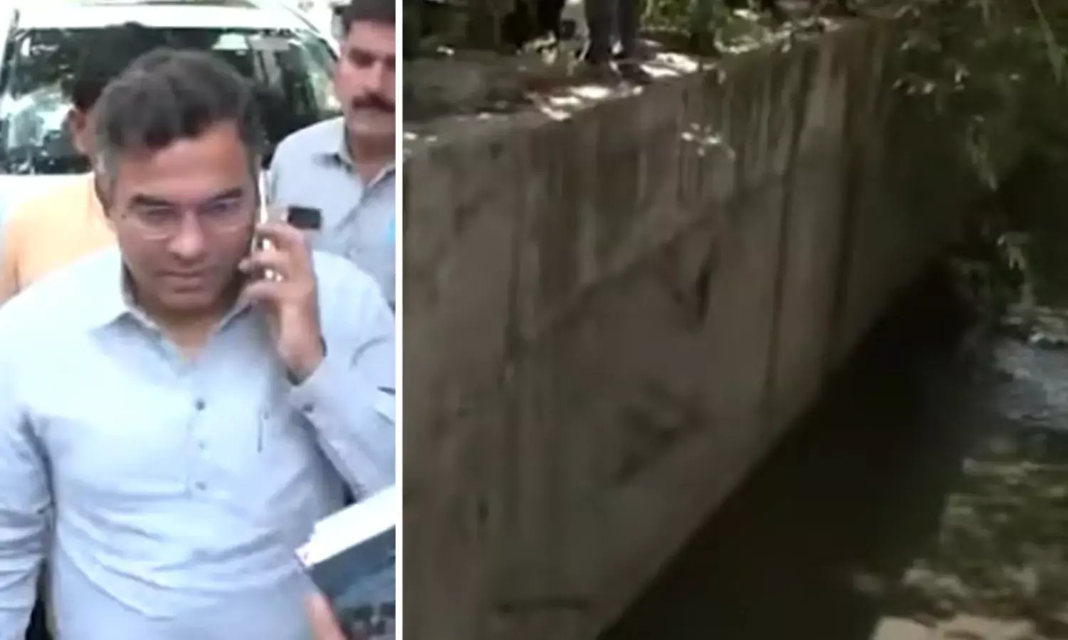 मंत्री प्रवेश वर्मा ने साकेत में ड्रेन का किया निरीक्षण, मानसून में जलभराव से निपटने की तैयारी