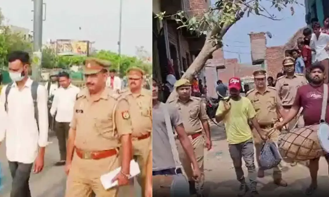 ghaziabad police jila badar action