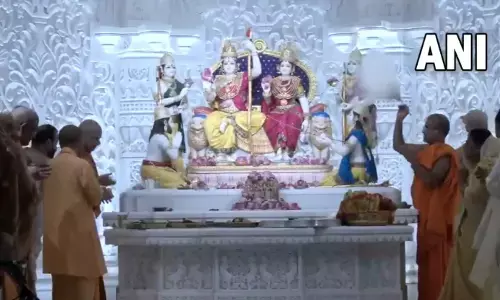 राम दरबार सहित 7 मंदिरों की प्राण प्रतिष्ठा, हीरे और सोने-चांदी के आभूषणों से रामलला का शृंगार