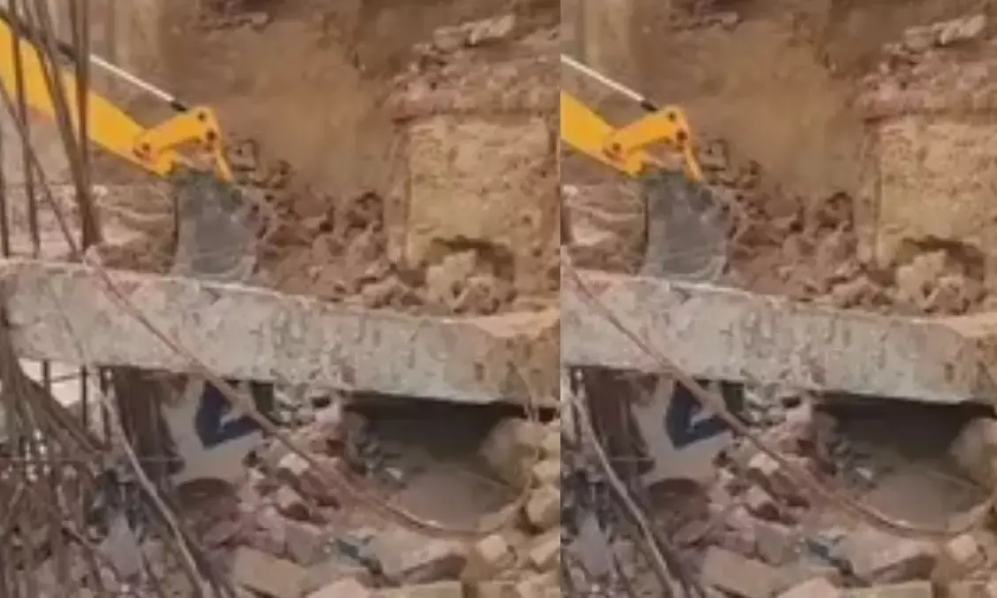Wall Collapse in Greater Noida