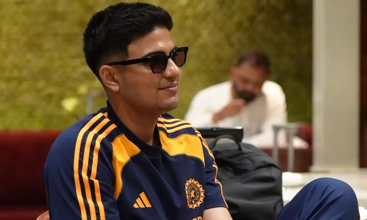 Team India reached London (UK) under the captaincy of Shubman Gill. Video