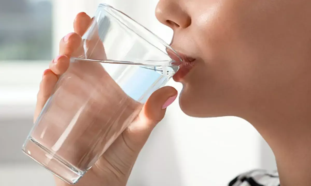 warm water drinking in night