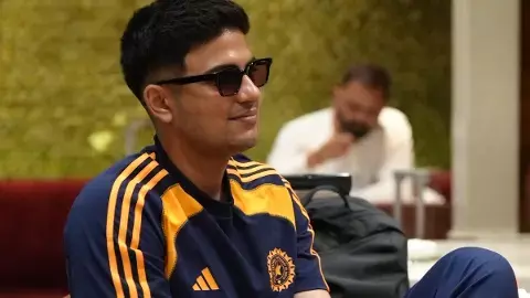 Team India reached London (UK) under the captaincy of Shubman Gill. Video