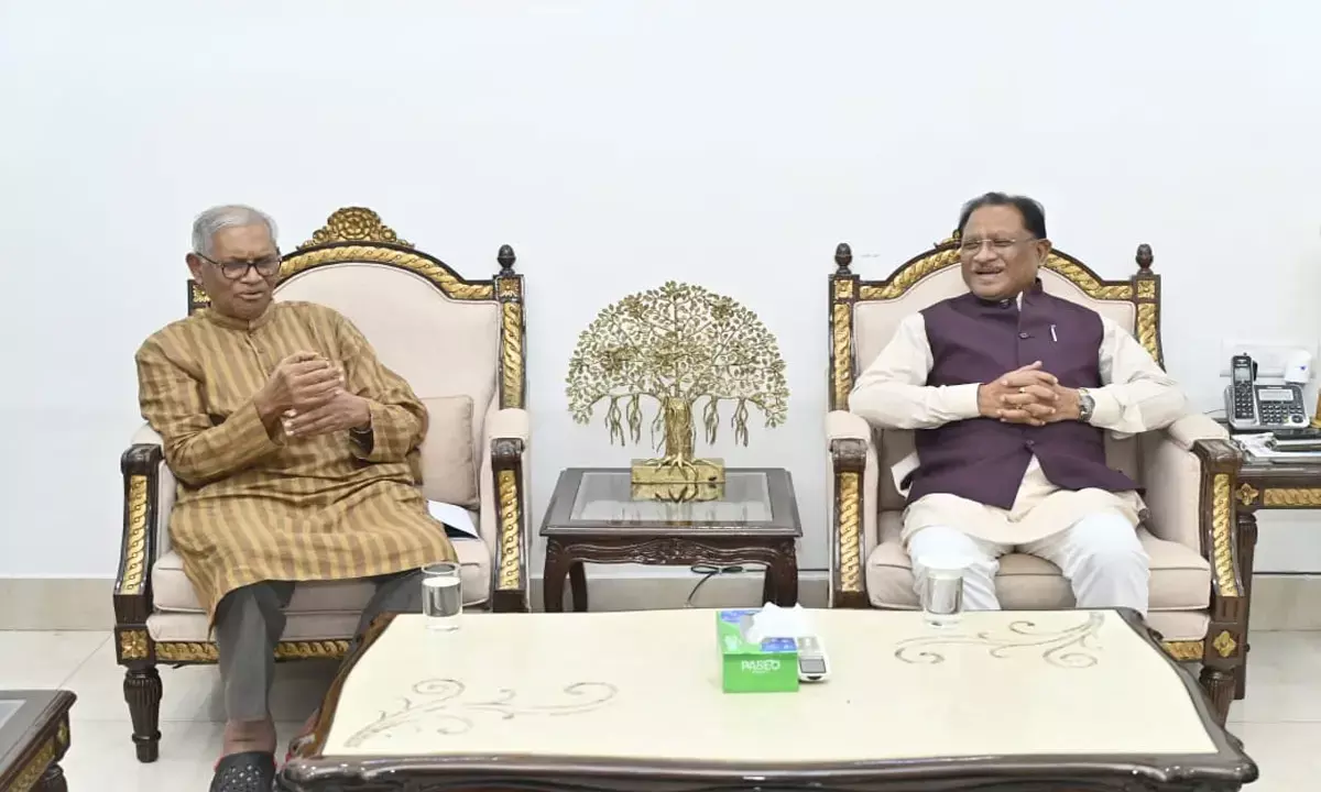 Raipur CM Vishnu Deo Sai met former Union Minister Arvind Netam