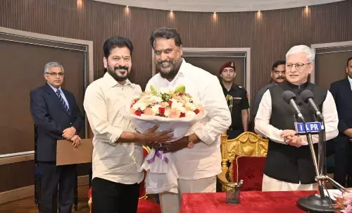 कांग्रेस सरकार में तीन नए मंत्रियों ने ली शपथ, CM रेवंत रेड्डी ने दी बधाई