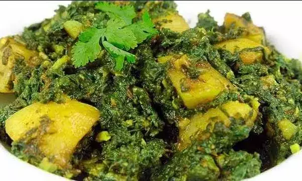 Aloo Palak Sabji Recipe