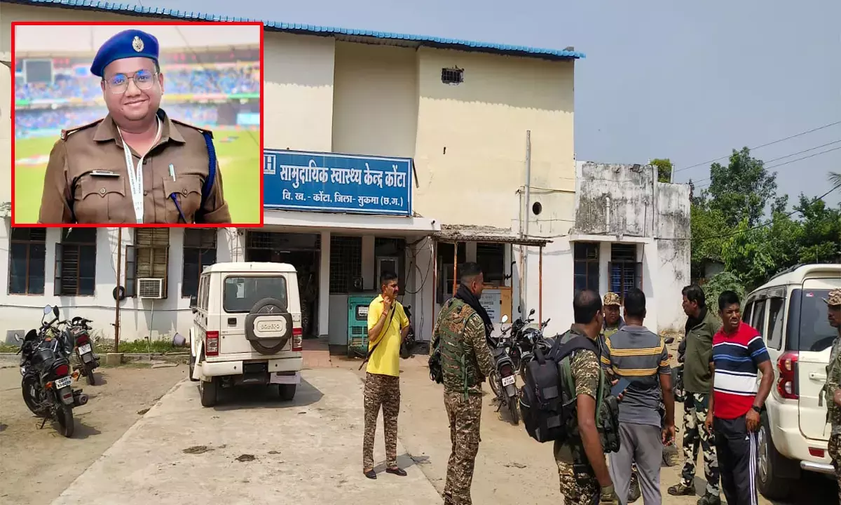 Raipur ASP Akash Rao Girpunje Body brought hometown sukma IED Blast