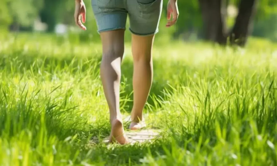 Health Tips: सुबह-सुबह घास में चलने के कई फायदे, जानिए किस वक्त चलना चाहिए