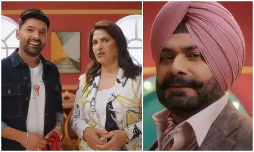 Navjot Singh Sidhu returns on The Great Indian Kapil Show, Archana puran singh, Video Navjot Singh Sidhu returns on The Great Indian Kapil Show, Archana puran singh, Video