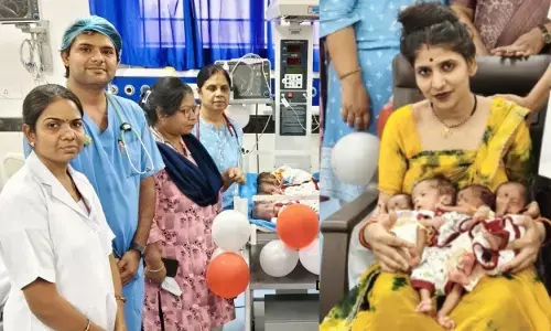 Bhopal Woman Quadruplets