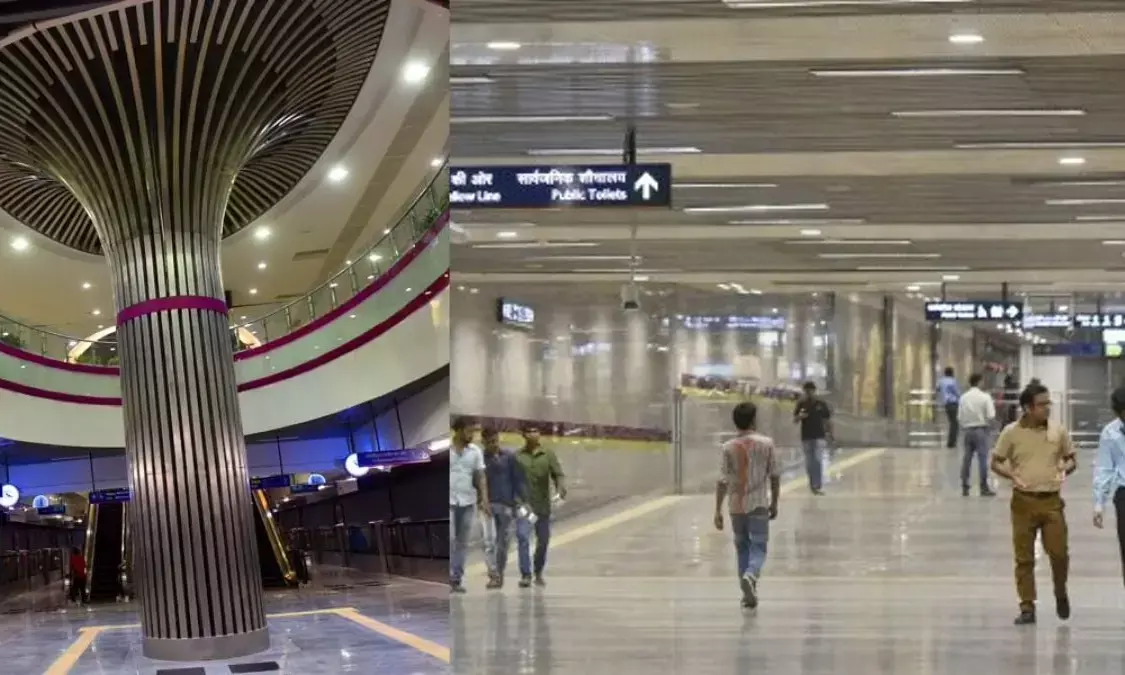 Hauz KHas is largest and deepest metro station of Delhi Metro