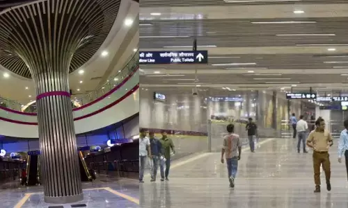 Hauz KHas is largest and deepest metro station of Delhi Metro