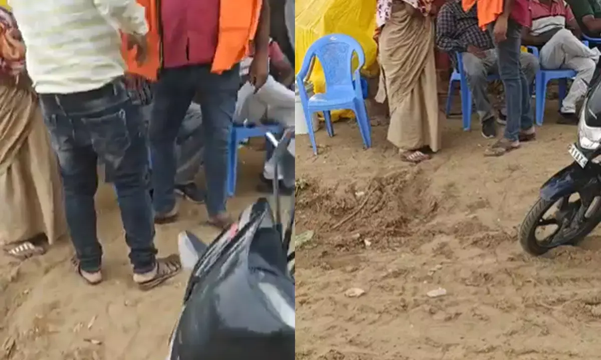 भाजपा नेता की दंबगई : मांड नदी से रेत लेने को लेकर विवाद में महिला पंच को धमकाया, की गाली-गलौज भाजपा नेता की दंबगई : मांड नदी से रेत लेने को लेकर विवाद में महिला पंच को धमकाया, की गाली-गलौज