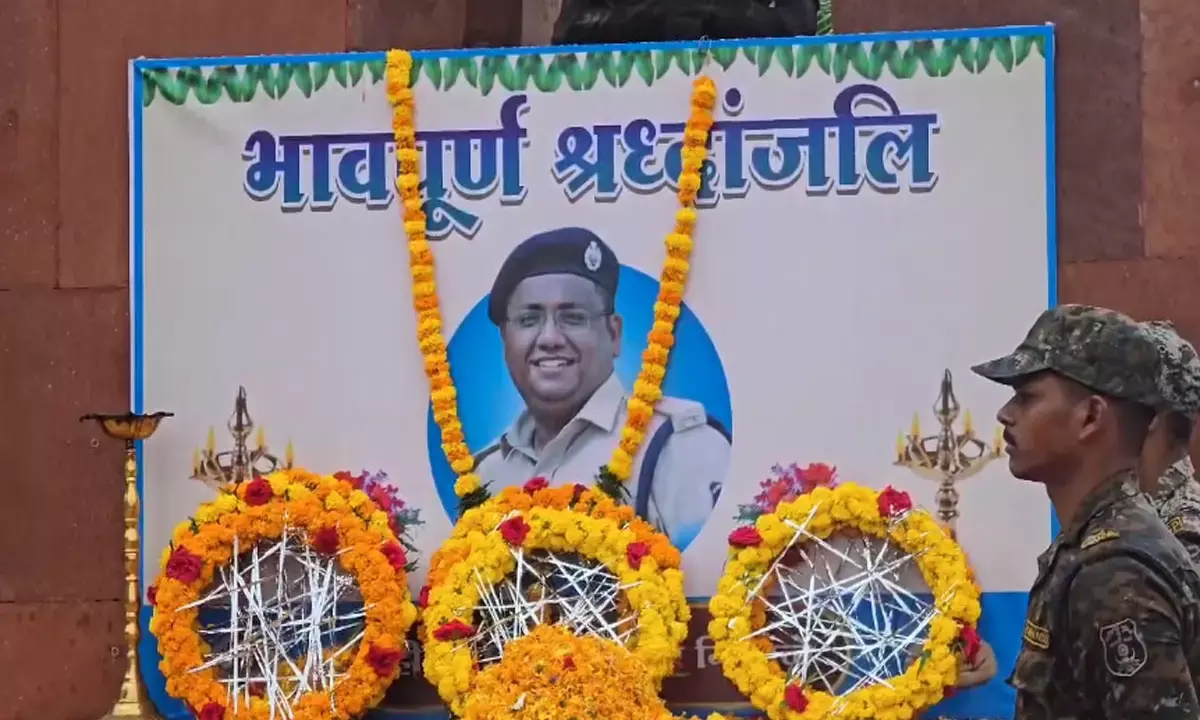 Jagdalpur Tribute ASP Akash Rao Girpunje Amar Vatika sukma ied blast