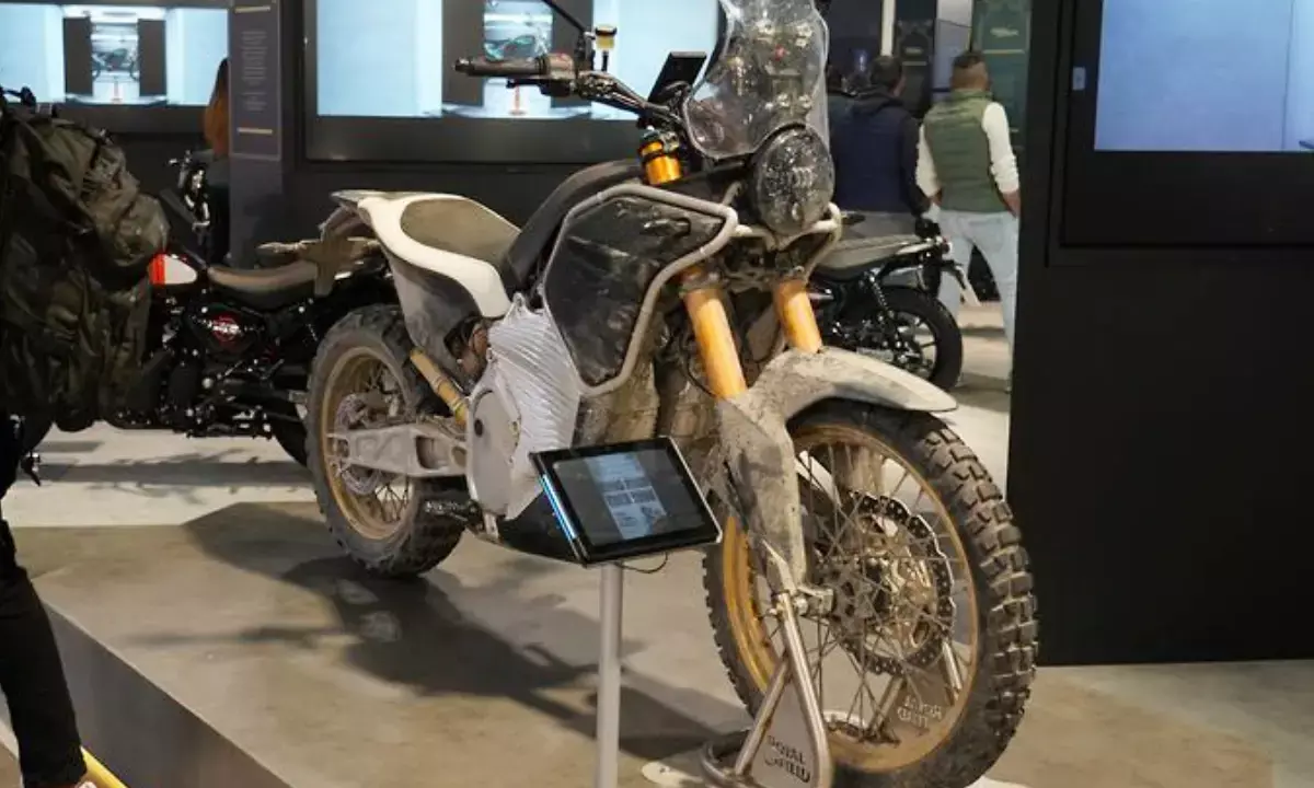 लद्दाख के होटल में दिखी रॉयल एनफील्ड की ये ई-मोटरसाइकिल, कंपनी ने शुरू कर दी टेस्टिंग