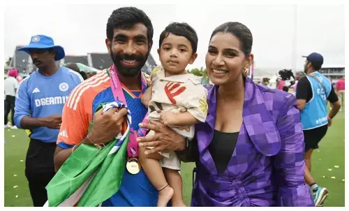 sanjana ganesan on bumrah