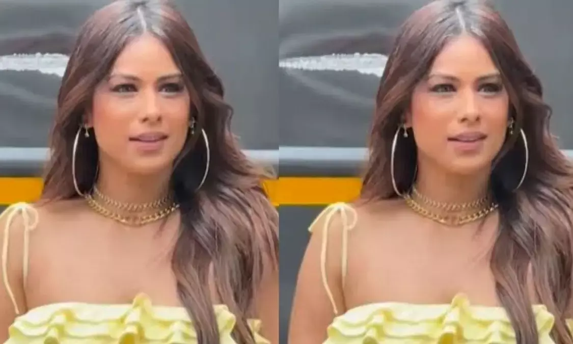 टीवी एक्ट्रेस निया शर्मा का बोल्ड लुक, पीली बॉडीकॉन ड्रेस ने इंटरनेट पर मचाई हलचल