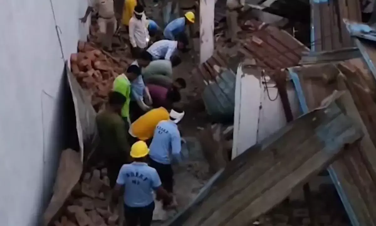 Gwalior Wall Collapse News
