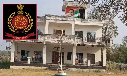 ED attaches Sukma district headquarters Congress Bhawan