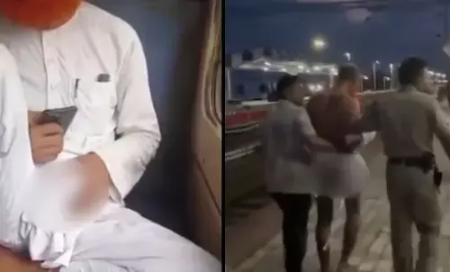 नाबालिग लड़की ने शख्स को रंगेहाथ पकड़ा, जमकर पिटाई; देखें Video