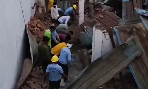 Gwalior Wall Collapse News