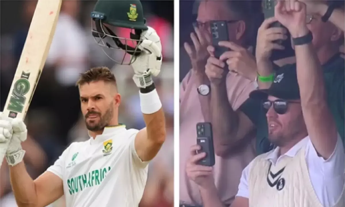 एडेन मार्करम शतक ठोकने के बाद रोए, जश्न मनाना ही भूले, डिविलियर्स ने कैमरे में कैद किया लम्हा