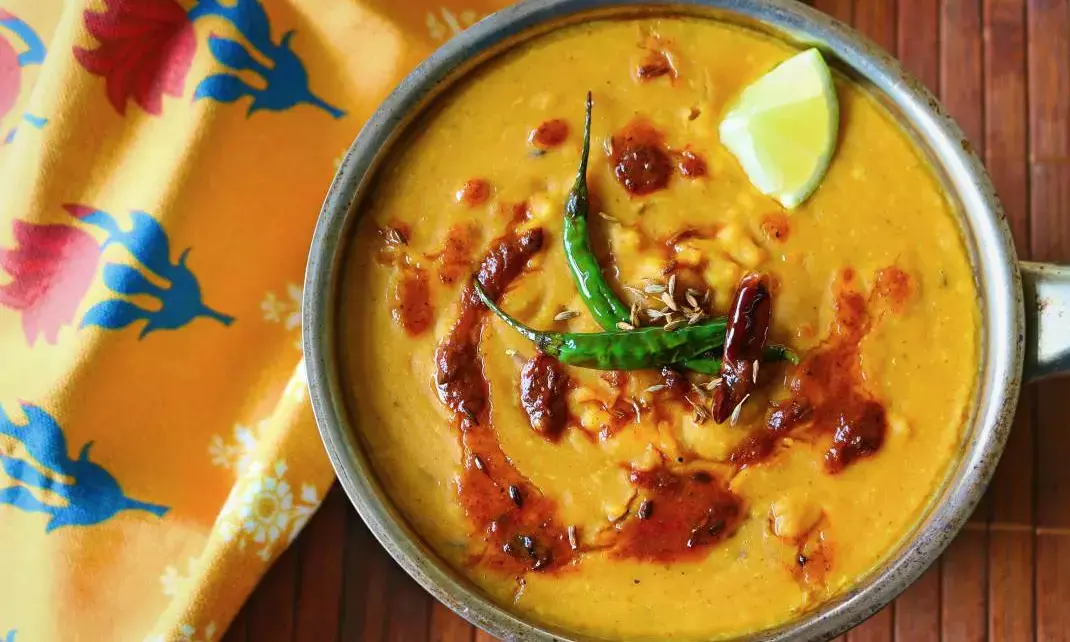 how to make tadka dal for bafla