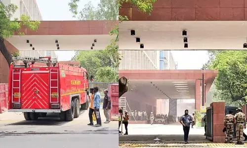 Fire in CCS Building Fire in CCS Building