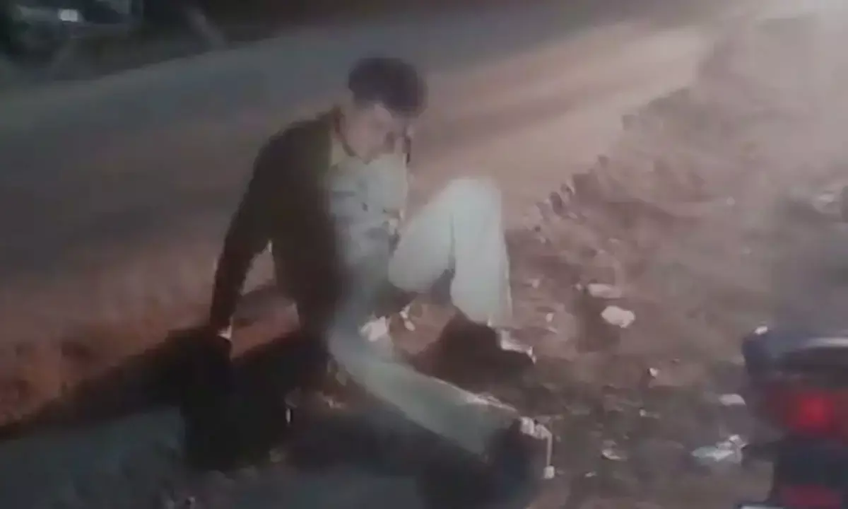 Lormi drunk Constable seen stumbling near liquor distillery