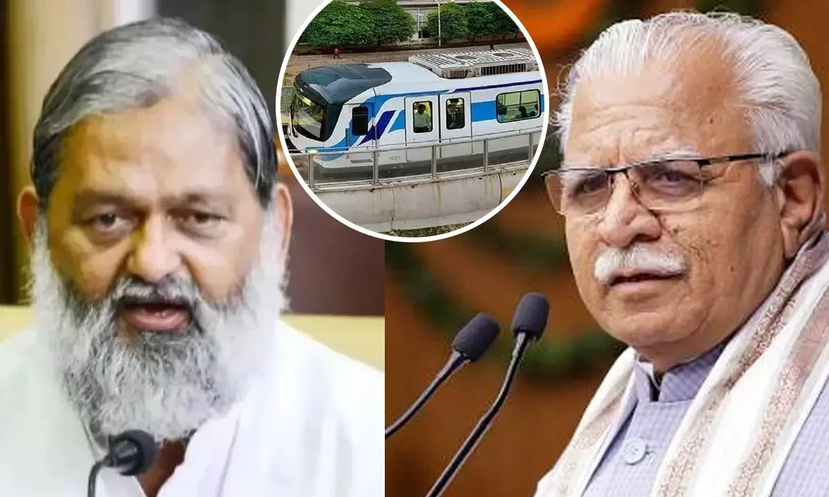 अंबाला से चंडीगढ़ के बीच चलेगी मेट्रो, अनिल विज की मनोहर लाल खट्टर से मांग, जानें वजह