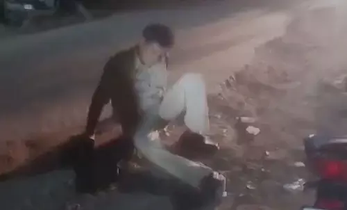 Lormi drunk Constable seen stumbling near liquor distillery