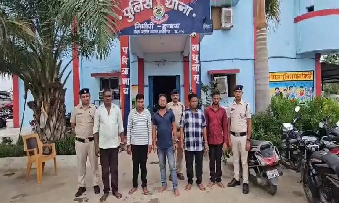 All five accused in police custody