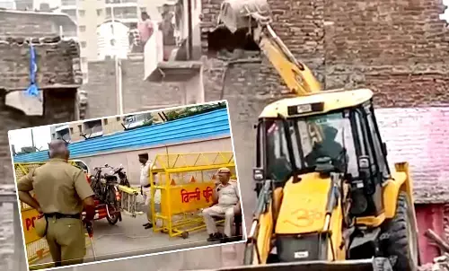 Delhi Bulldozer Action