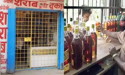 Residents are protesting against opening new liquor shop near school