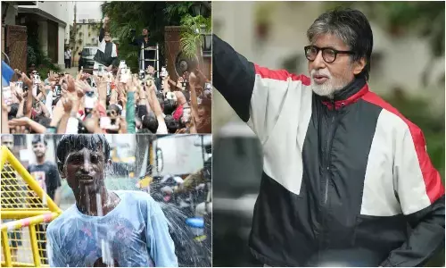 Amitabh Bachchan expresses gratitude to fans standing in rain outside Jalsa