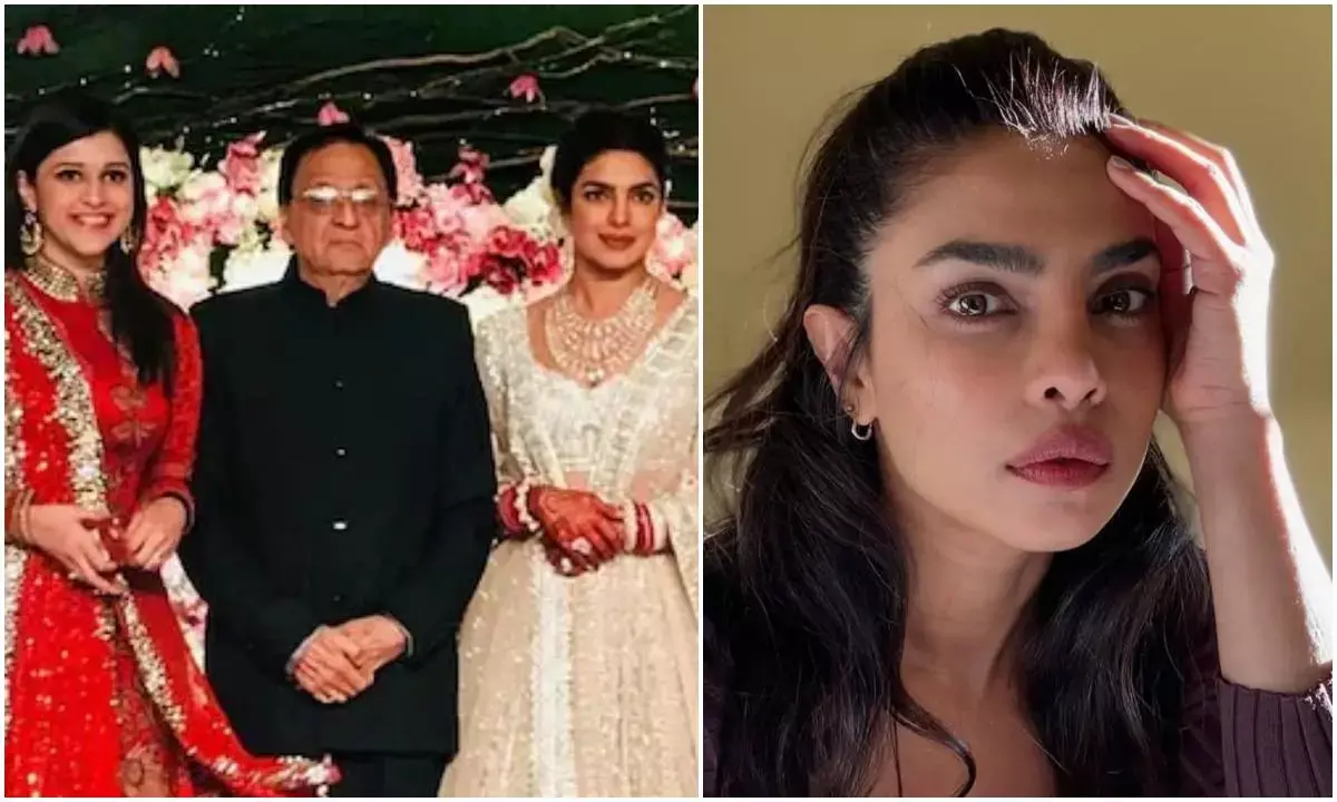 Priyanka Chopra mourns Cousin Mannara Chopra Father death